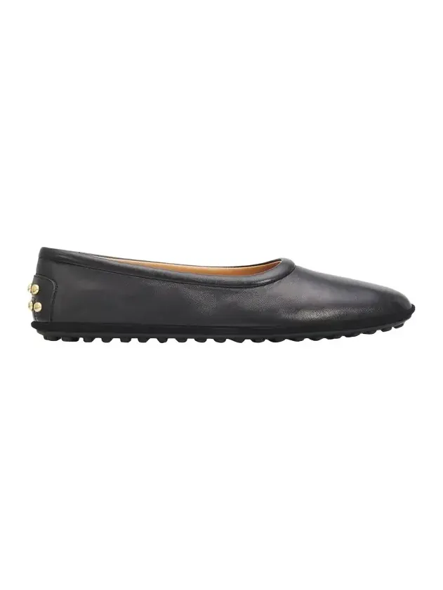 Studded Nappa Leather Ballerina Flats Studded Nappa Leather Ballerina Flats