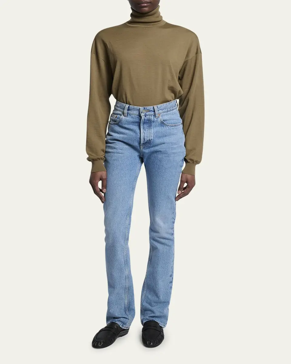 Saint Laurent Le Loafer Leather Penny Loafer Mules | Thumbnail 3