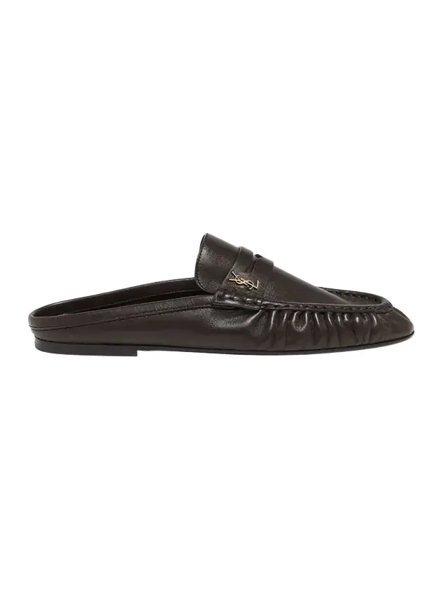 Le Loafer Leather Penny Loafer Mules Le Loafer Leather Penny Loafer Mules