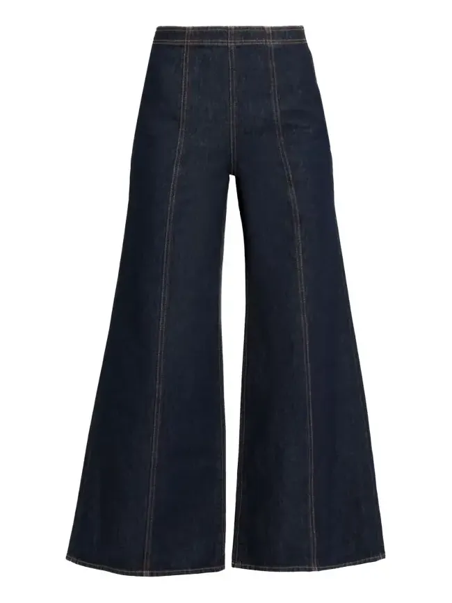 The Bianca Front-Seam Wide-Leg Jeans