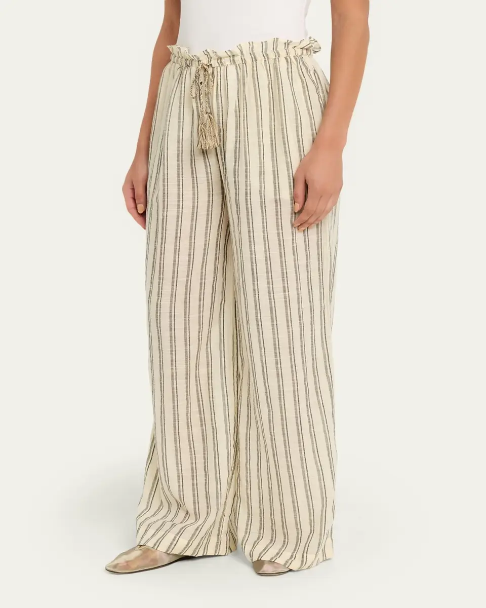Ulla Johnson Josephine Stripe Coverup Pants | Thumbnail 4