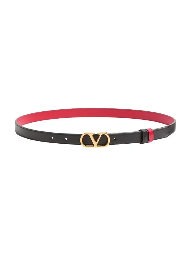 VLogo Signature Reversible Calfskin Belt, 30mm