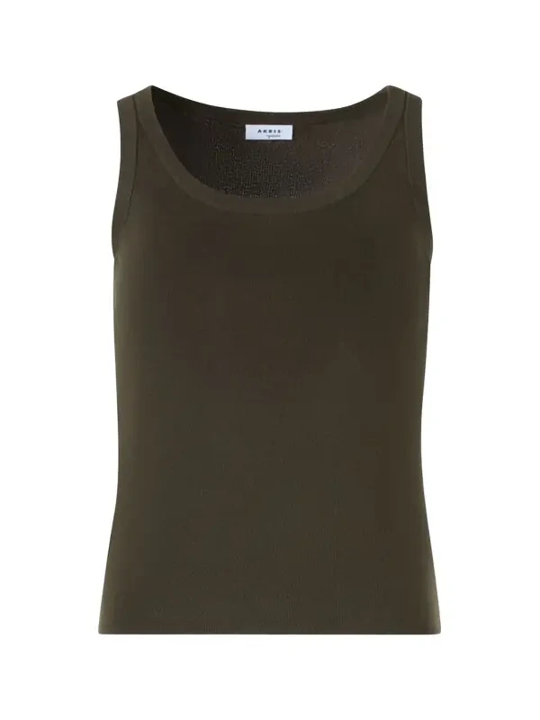 Cotton Rib Scoop-Neck Tank Top Cotton Rib Scoop-Neck Tank Top