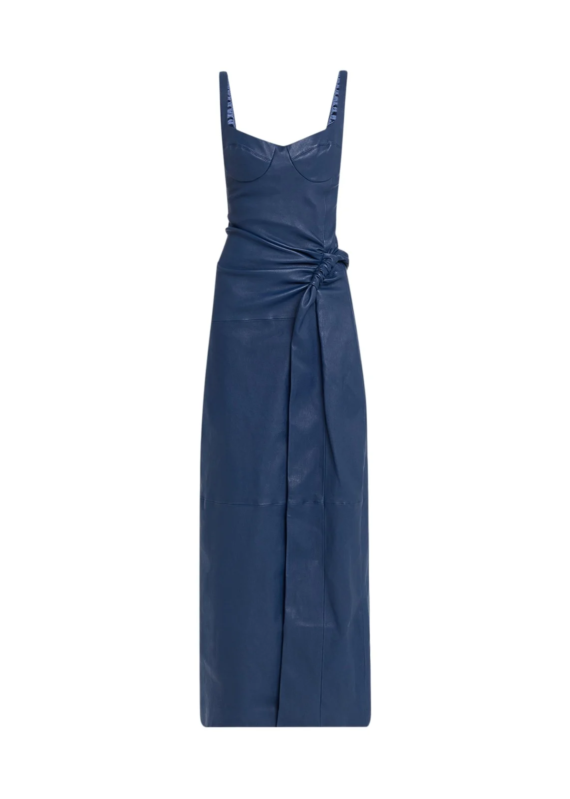 Simkhai Lyle Draped Leather Dress