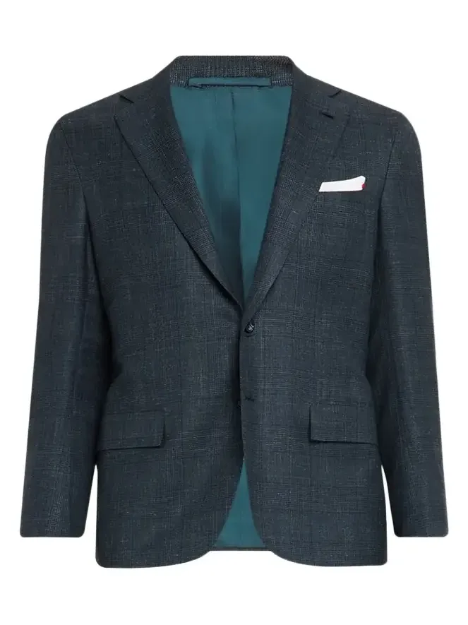 Men's Tonal Plaid Cashmere Two-Piece Suit Men's Tonal Plaid Cashmere Two-Piece Suit