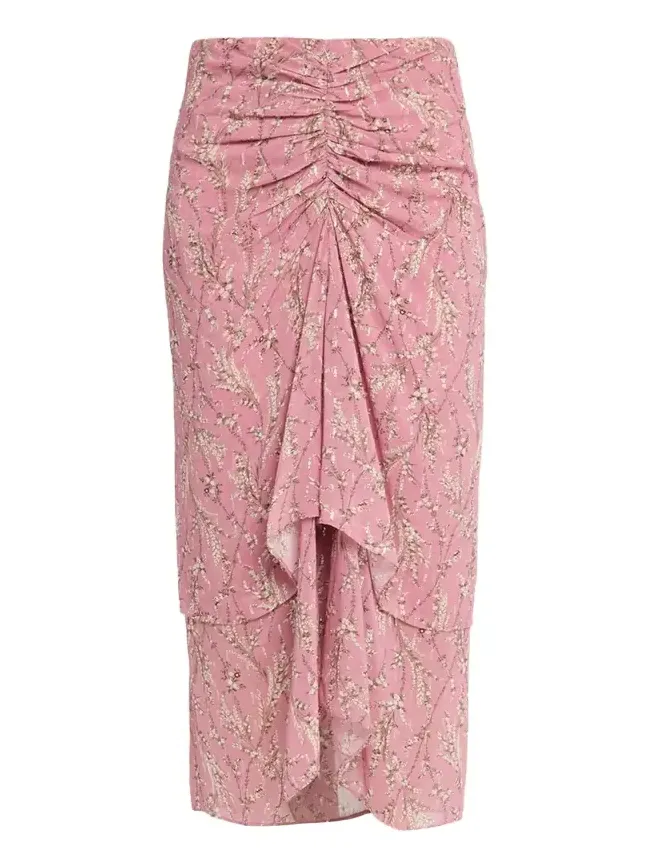 Sira Floral Chiffon Skirt