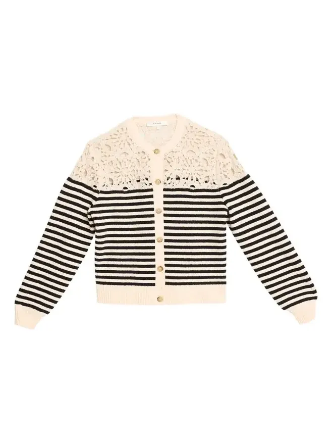 The Coastal Stripe Cardigan