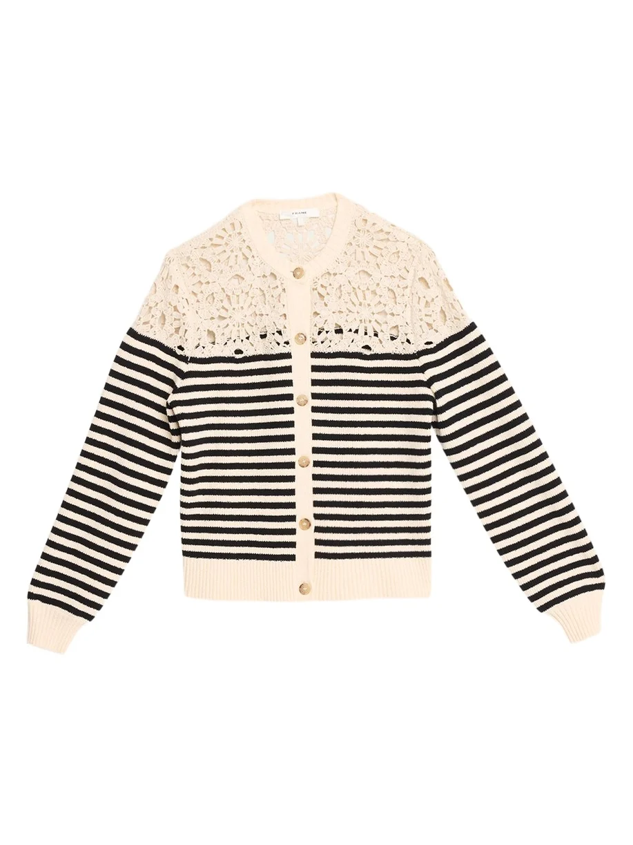 The Coastal Stripe Cardigan