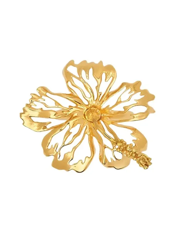 Openwork Hibiscus Ring Openwork Hibiscus Ring