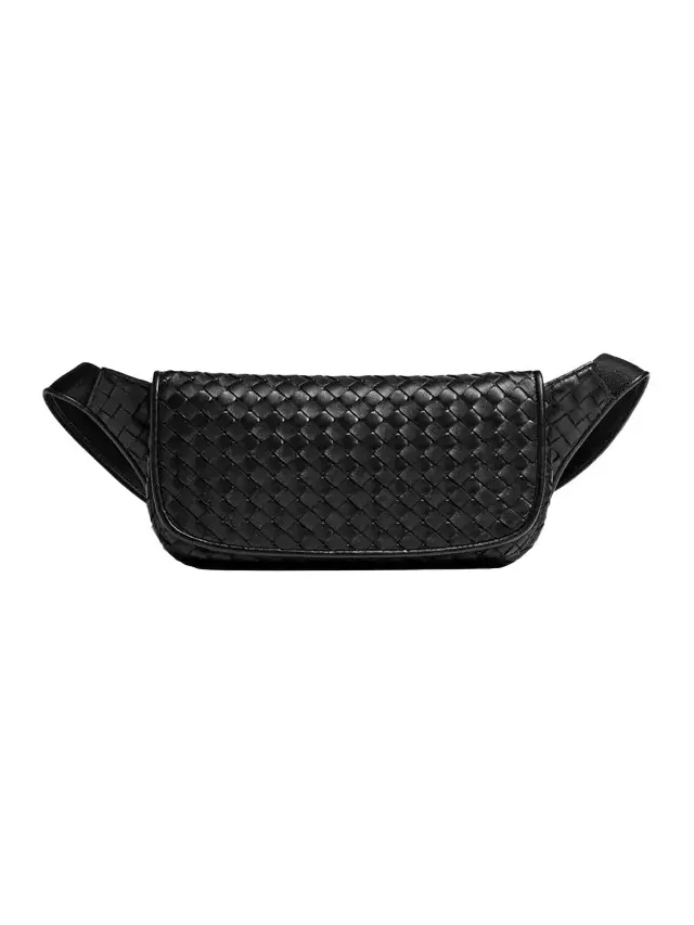 Men's Veneto Intrecciato Leather Sling Bag Men's Veneto Intrecciato Leather Sling Bag