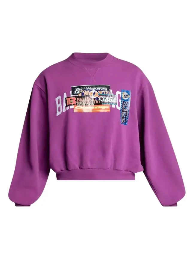 Men's Overlapping Logo Crewneck Sweatshirt Men's Overlapping Logo Crewneck Sweatshirt