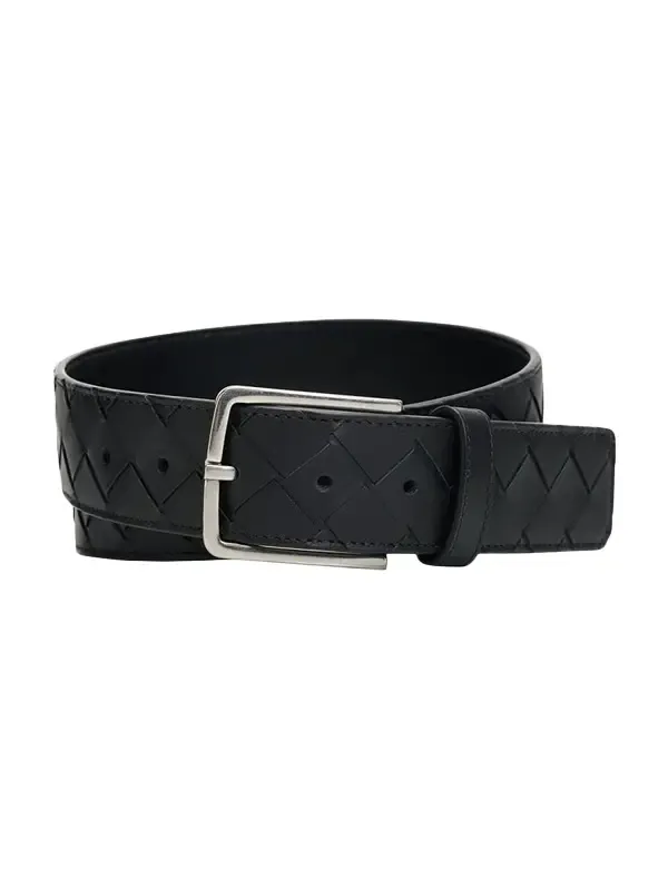 Men's Maxi-Intrecciato Leather Belt