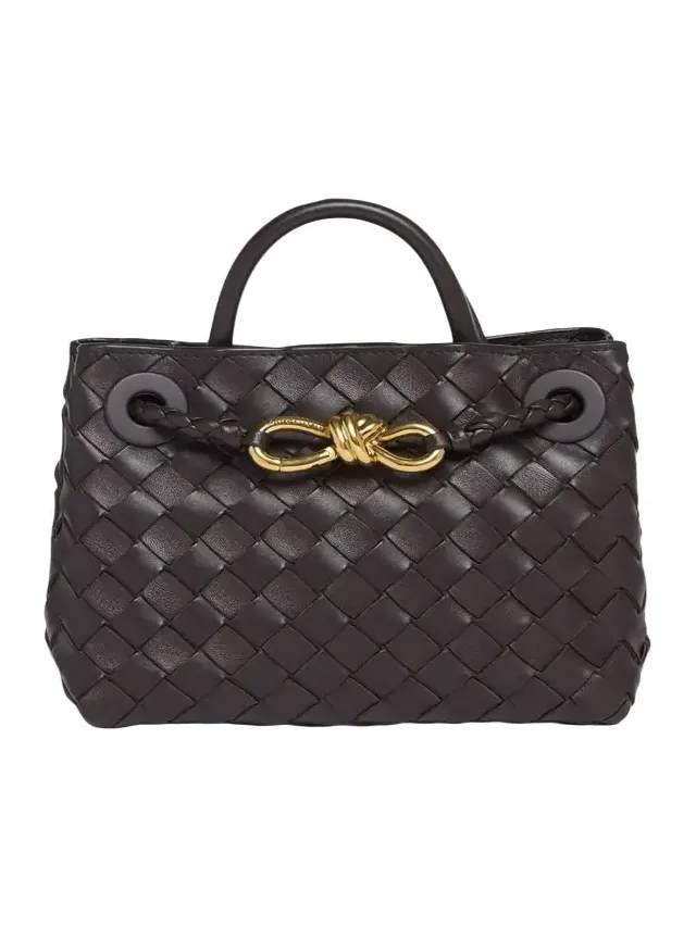 Andiamo Mini Leather Top-Handle Bag