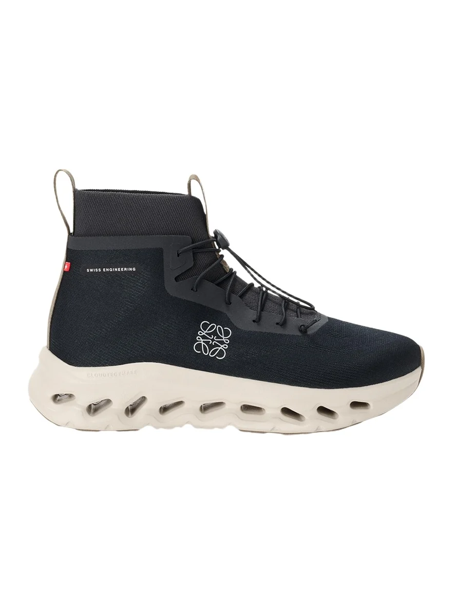Loewe x On Men's Cloudtilt Hi Stretch-Knit Sneakers