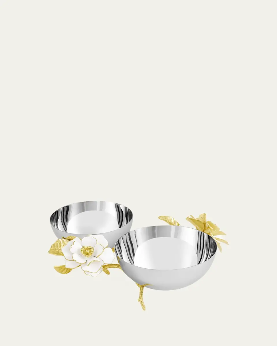 Michael Aram Gardenia Double Dish | Thumbnail 2 Michael Aram Gardenia Double Dish | Thumbnail 2