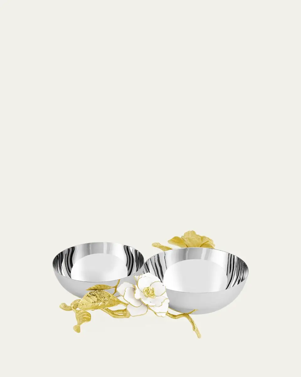 Michael Aram Gardenia Double Dish | Thumbnail 3 Michael Aram Gardenia Double Dish | Thumbnail 3