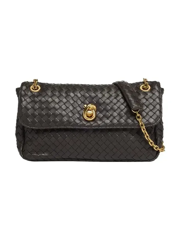 Madison Intrecciato Leather Shoulder Bag