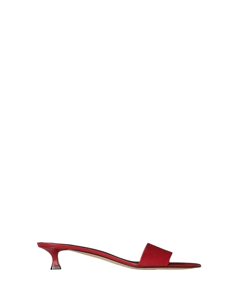 THE ROW 40mm Combo Leather Slide Sandals | Image 1 THE ROW 40mm Combo Leather Slide Sandals | Image 1