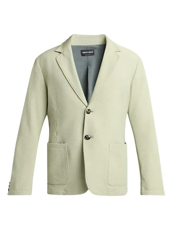 Men's Seersucker Patch-Pocket Blazer Men's Seersucker Patch-Pocket Blazer