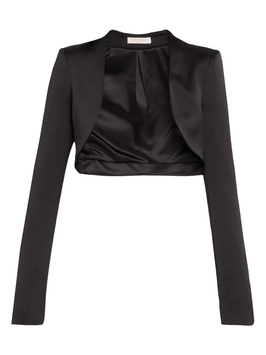 Gia Long-Sleeve Capelet