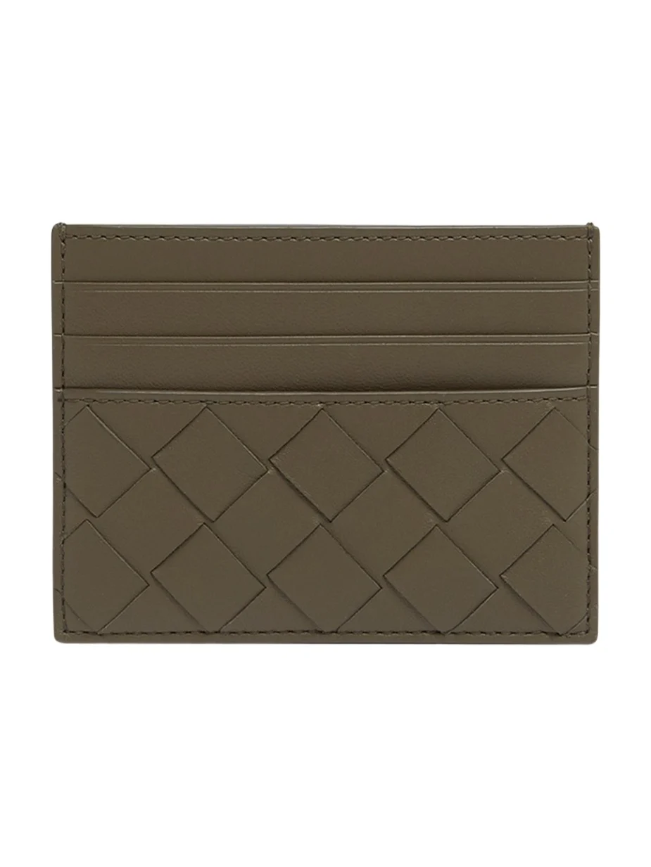 Men's Intrecciato 15 Leather Card Holder