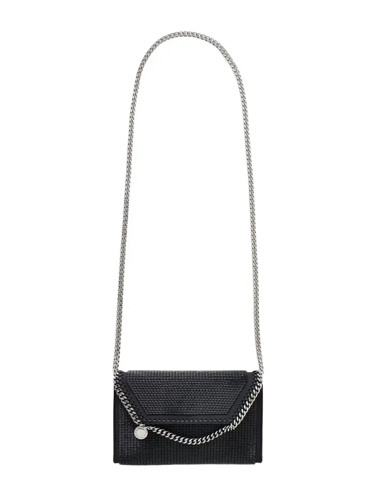 The Falabella Bead-embellished Chain Wallet The Falabella Bead-embellished Chain Wallet