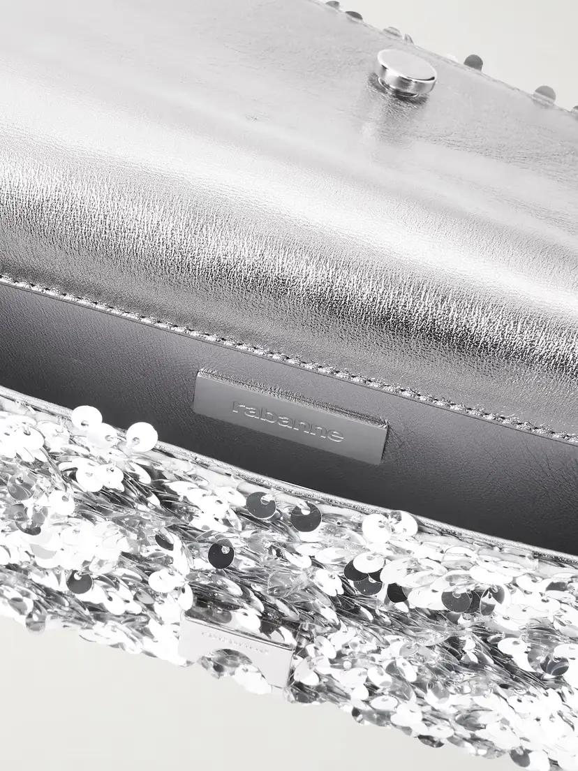 Rabanne Sequined Metallic Leather Shoulder Bag | Thumbnail 5 Rabanne Sequined Metallic Leather Shoulder Bag | Thumbnail 5
