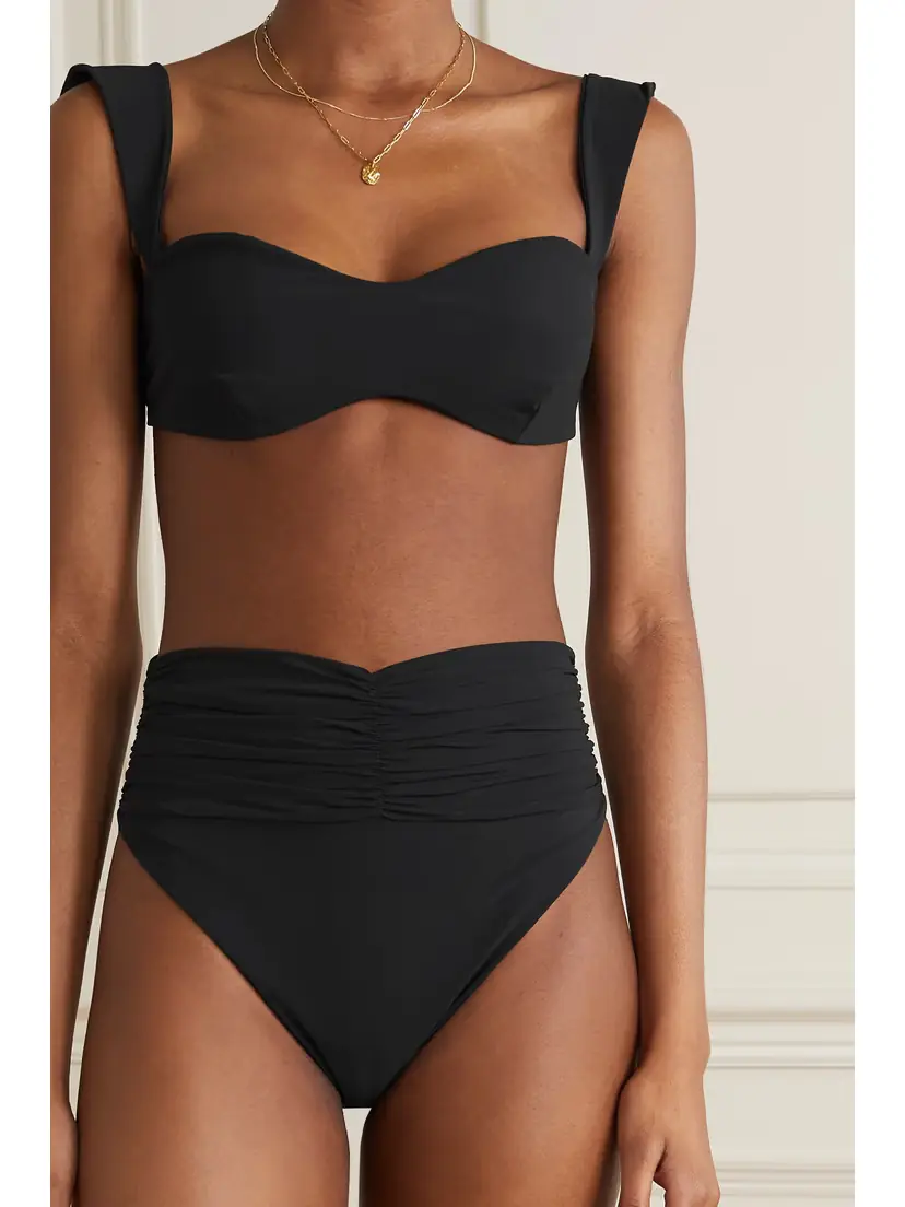 Magda Butrym Appliquéd Ruched Bikini Briefs | Thumbnail 5 Magda Butrym Appliquéd Ruched Bikini Briefs | Thumbnail 5