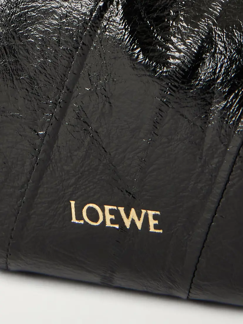 Loewe Flamenco Mini Leather-trimmed Crinkled-eel Clutch | Thumbnail 5 Loewe Flamenco Mini Leather-trimmed Crinkled-eel Clutch | Thumbnail 5