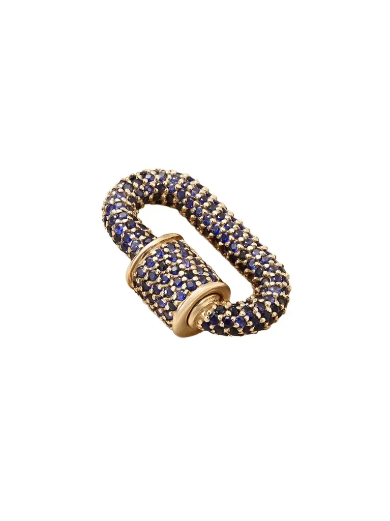 Marla Aaron Allstone Chubby Babylock 14-karat Gold Sapphire Pendant | Image 1 Marla Aaron Allstone Chubby Babylock 14-karat Gold Sapphire Pendant | Image 1