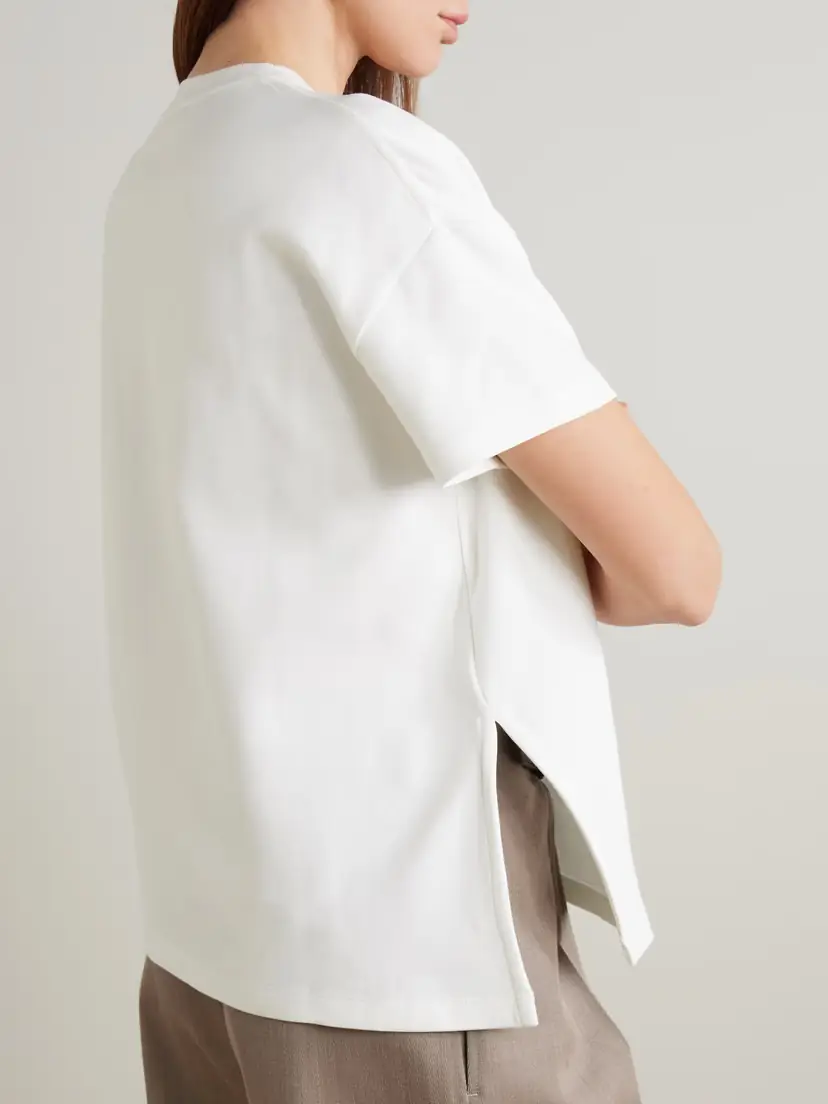 Loewe Anagram Asymmetric Cotton-blend Jersey T-shirt | Thumbnail 3 Loewe Anagram Asymmetric Cotton-blend Jersey T-shirt | Thumbnail 3