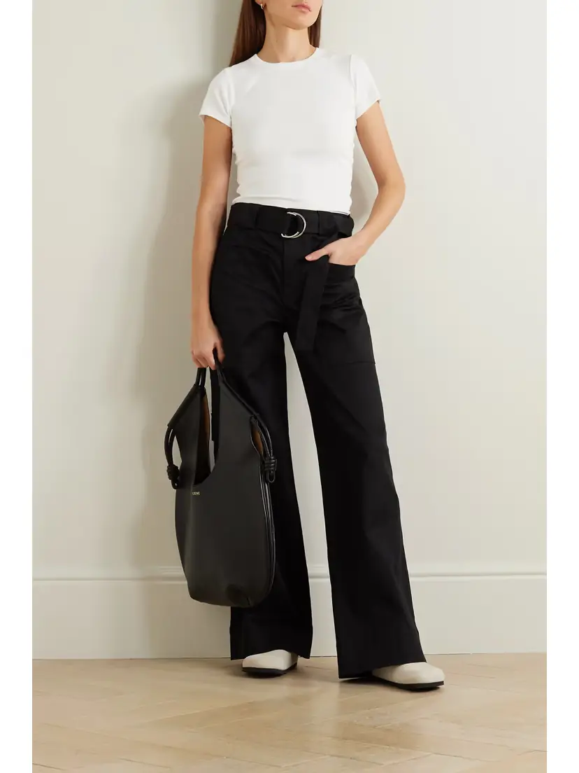 LESET Kelly Ribbed Stretch-cotton Jersey T-shirt | Thumbnail 2