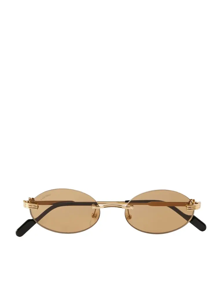 Rounded-frame Metal Sunglasses Rounded-frame Metal Sunglasses
