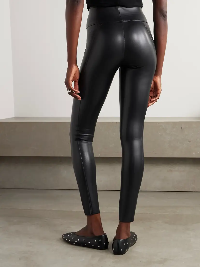 Wolford Edie Vegan Leather Leggings | Thumbnail 4 Wolford Edie Vegan Leather Leggings | Thumbnail 4