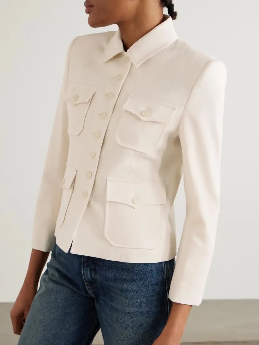 Nili Lotan Jamison Wool-twill Jacket | Thumbnail 3 Nili Lotan Jamison Wool-twill Jacket | Thumbnail 3
