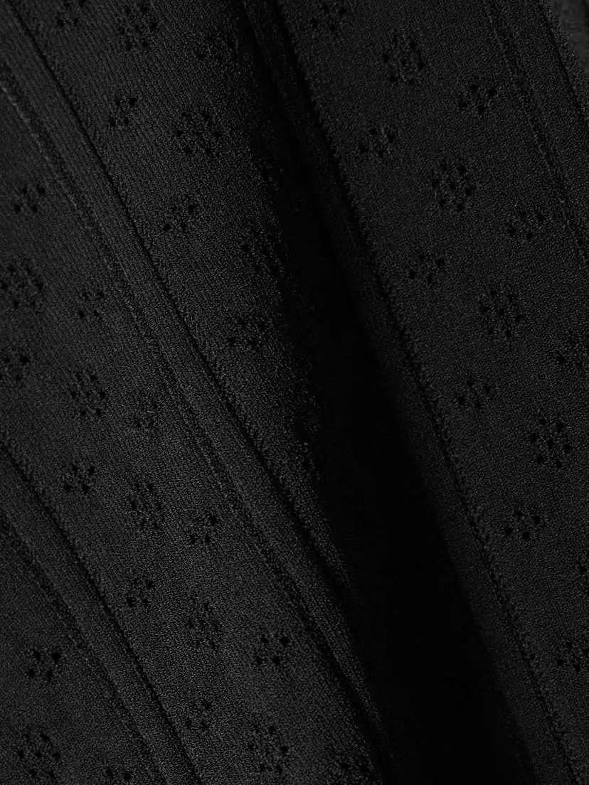 JW Anderson Bow-detailed Recycled Pointelle-knit T-shirt | Thumbnail 5