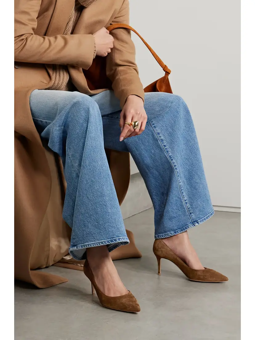 Gianvito Rossi Gianvito 70 Suede Pumps | Thumbnail 2 Gianvito Rossi Gianvito 70 Suede Pumps | Thumbnail 2