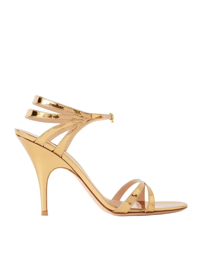 95 Mirrored-leather Sandals