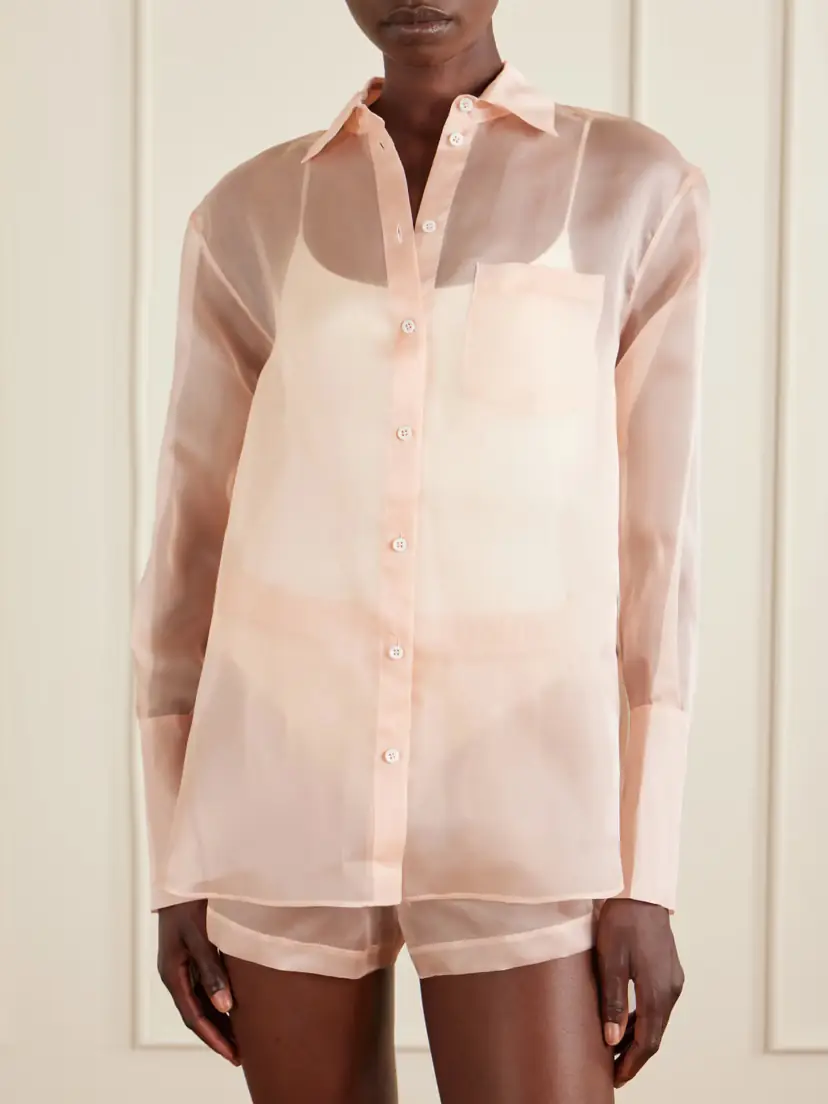 Kiki de Montparnasse Silk-organza Shirt | Thumbnail 3 Kiki de Montparnasse Silk-organza Shirt | Thumbnail 3