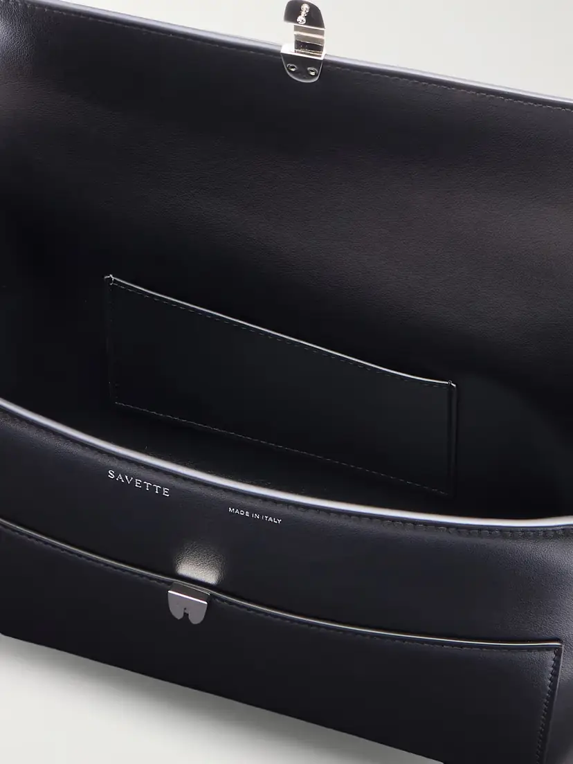 Savette Symmetry Trapeze Pochette Leather Top-handle Bag | Thumbnail 6