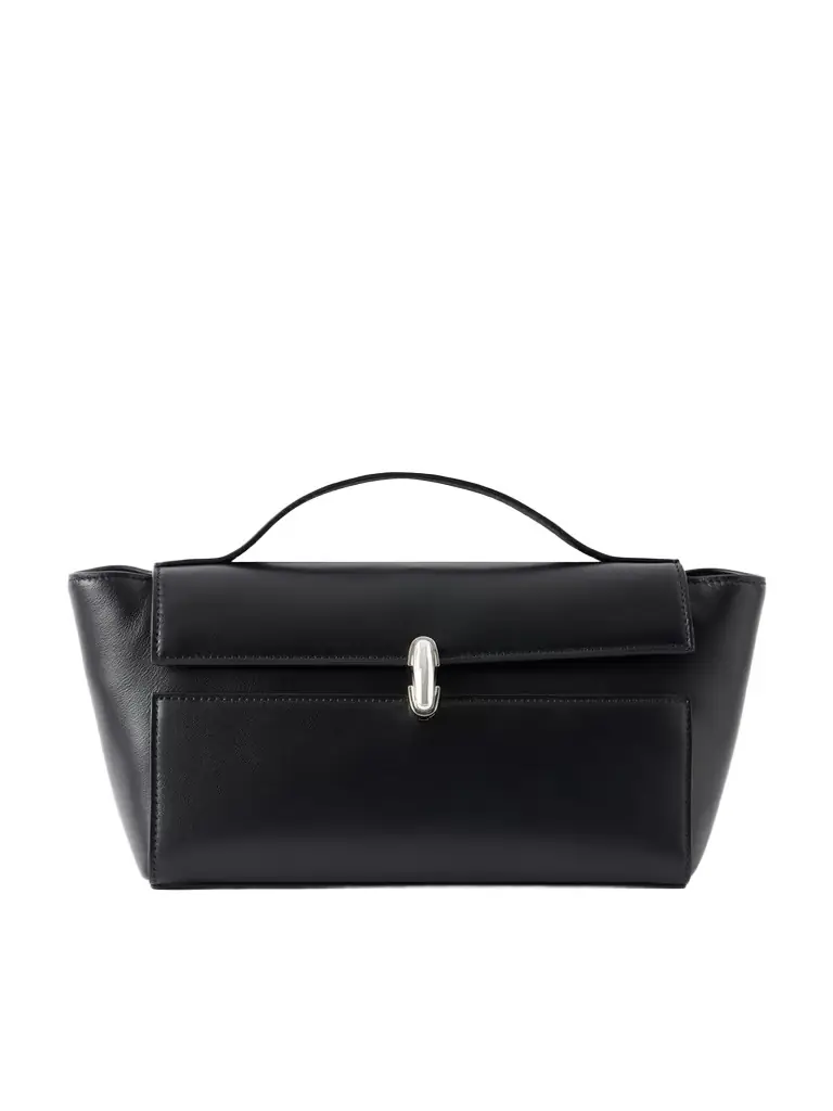 Symmetry Trapeze Pochette Leather Top-handle Bag
