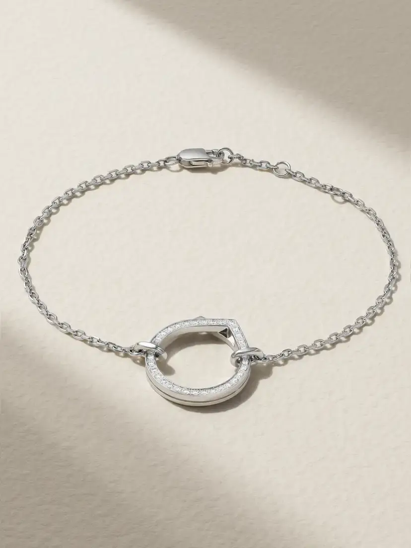 Repossi Antifer 18-karat White Gold Diamond Bracelet | Image 1 Repossi Antifer 18-karat White Gold Diamond Bracelet | Image 1
