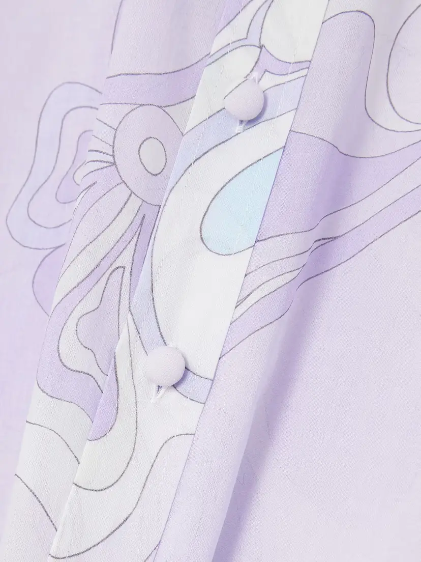 PUCCI Printed Cotton Shirt - Lavender | Thumbnail 5 PUCCI Printed Cotton Shirt - Lavender | Thumbnail 5