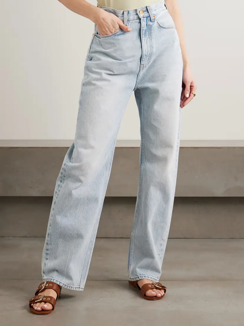 Jamie Haller The Fan Mid-rise Wide-leg Jeans - Light denim | Thumbnail 3