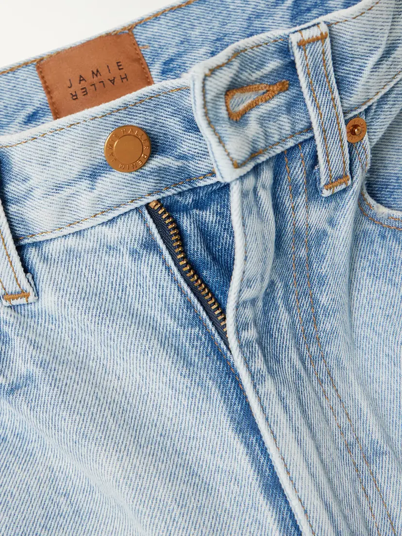 Jamie Haller The Fan Mid-rise Wide-leg Jeans - Light denim | Thumbnail 5