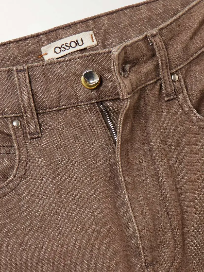 OSSOU Drift High-rise Straight-leg Jeans - Light brown | Thumbnail 5 OSSOU Drift High-rise Straight-leg Jeans - Light brown | Thumbnail 5
