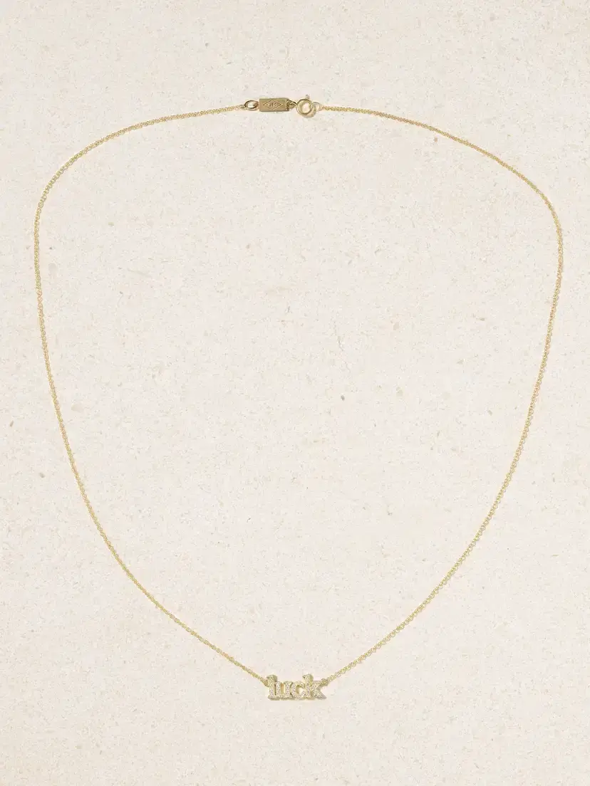 Jennifer Meyer Luck 18-karat Gold Diamond Necklace | Thumbnail 3 Jennifer Meyer Luck 18-karat Gold Diamond Necklace | Thumbnail 3