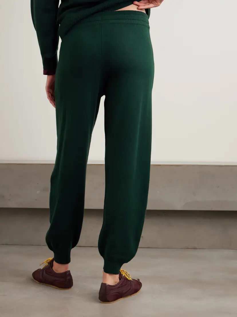 Eres Star Wool And Cashmere-blend Tapered Track Pants | Thumbnail 3 Eres Star Wool And Cashmere-blend Tapered Track Pants | Thumbnail 3