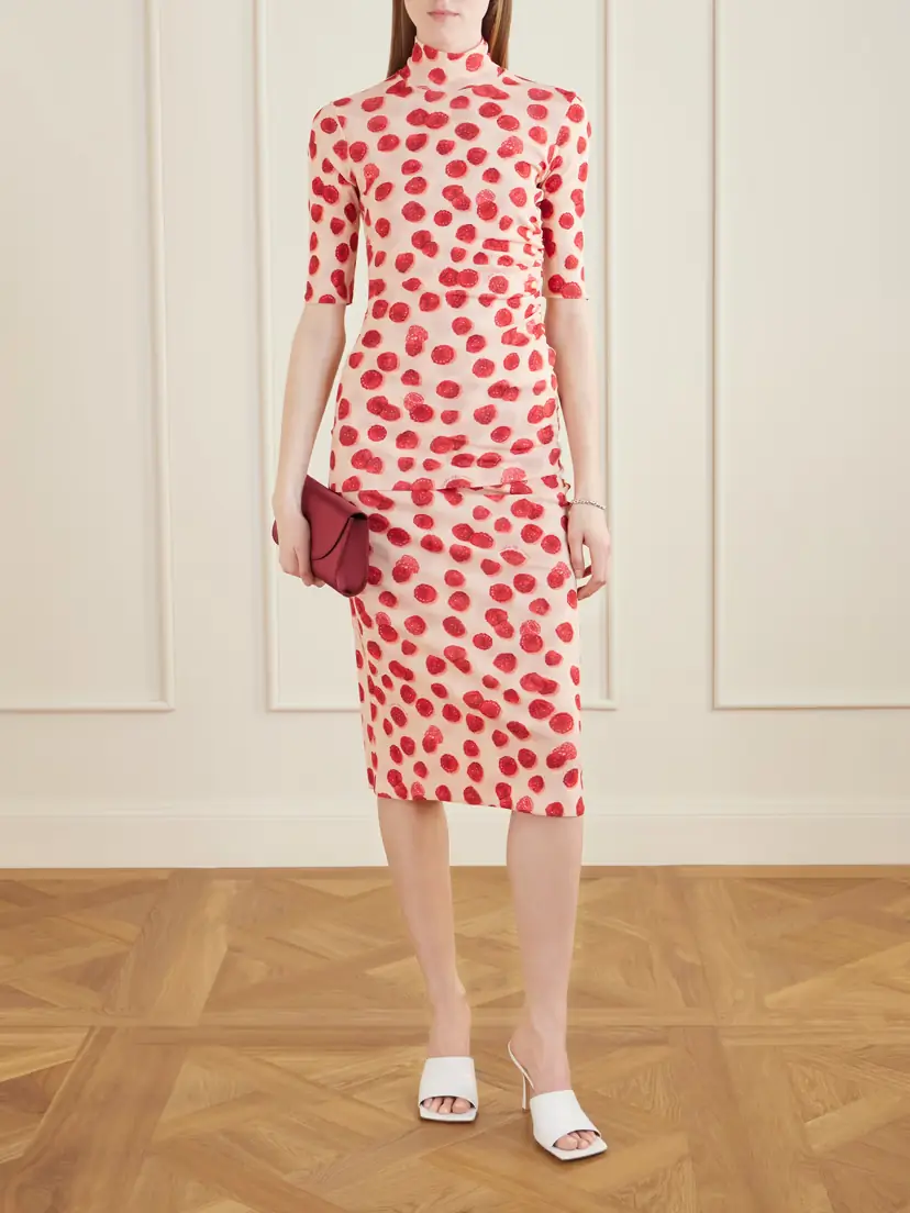 Stella McCartney Printed Mesh Midi Skirt | Thumbnail 2 Stella McCartney Printed Mesh Midi Skirt | Thumbnail 2