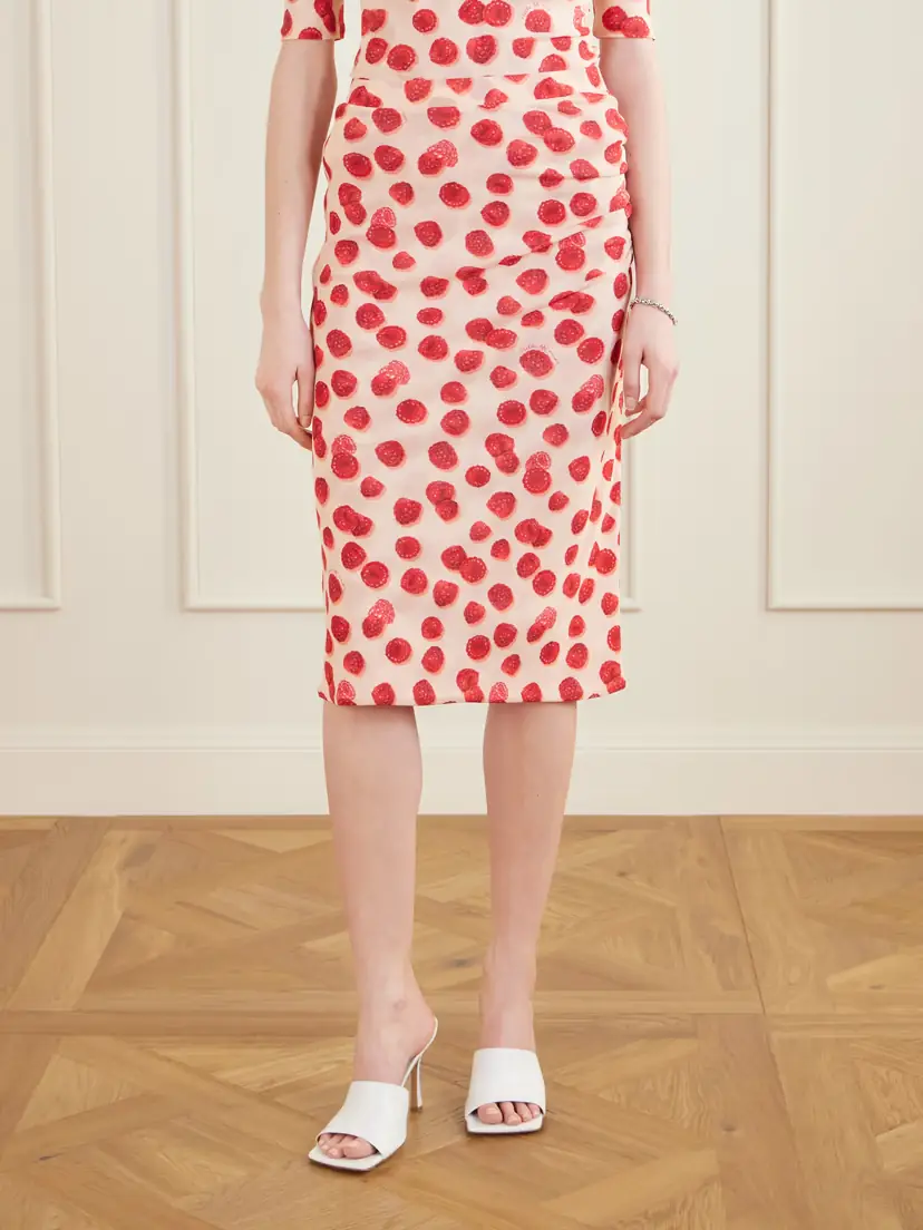 Stella McCartney Printed Mesh Midi Skirt | Thumbnail 3 Stella McCartney Printed Mesh Midi Skirt | Thumbnail 3